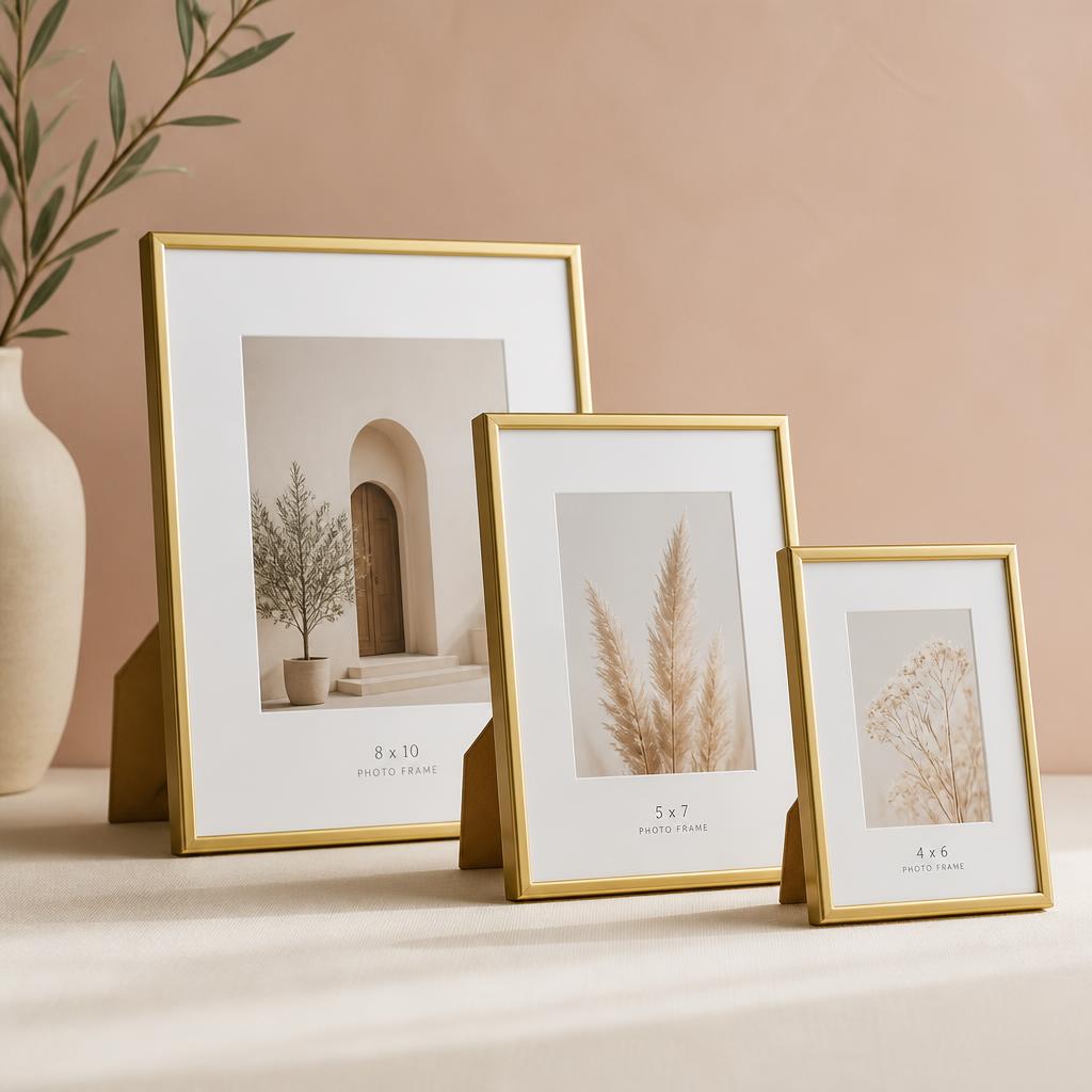 Gold Gallery Frame Set