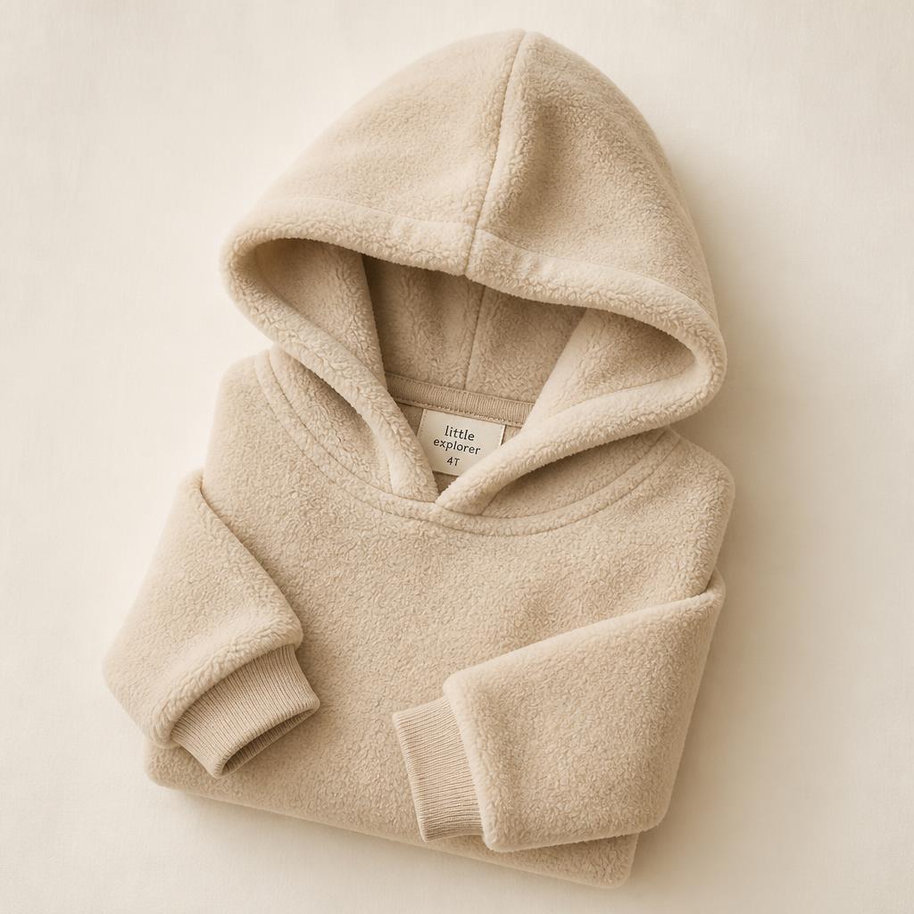 Sherpa Fleece Kids Hoodie